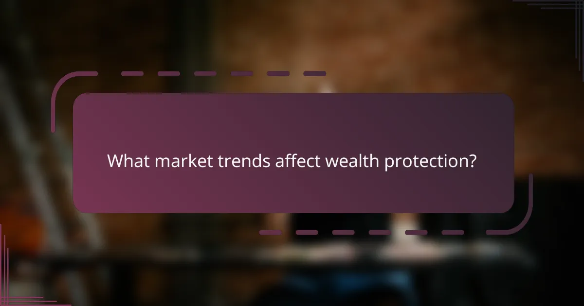What market trends affect wealth protection?